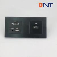 Buy cheap Stainless steel multimedia wall mount media plate electrical wall socket with product