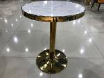 75cm Marble Iron Coffee Table