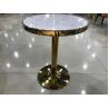 Buy cheap 75cm Marble Iron Coffee Table from wholesalers