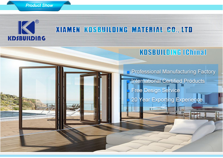 KDSBuilding Cheap Price Front Folding Door Designs In Teak Wood Bifold for superhouse