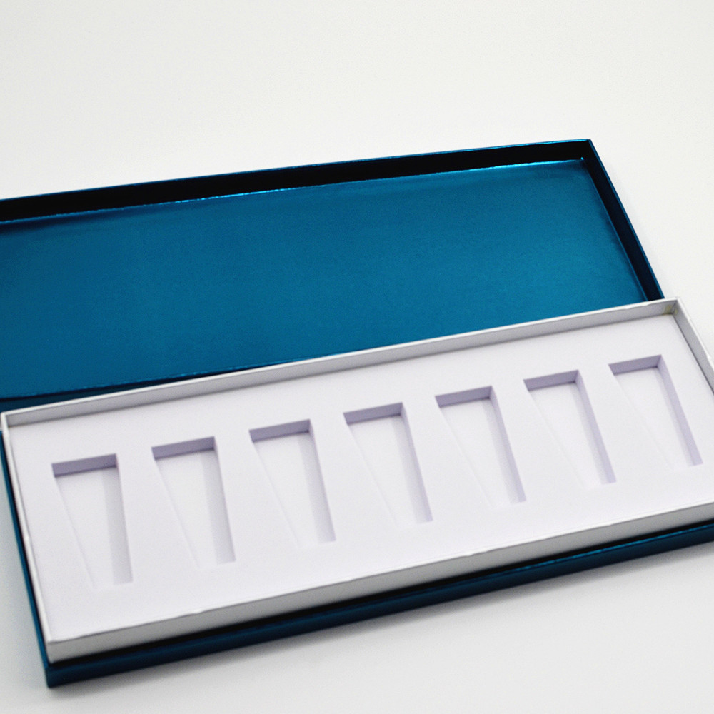 Bottom Lid Kit Luxury Gift Boxes 1000gsm Skincare Packaging With Cutouts EVA Inlay