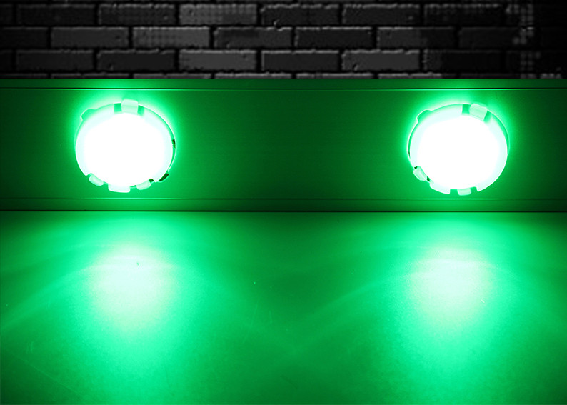 30mm Outdoor Green DC24V 0.6W IP67 Pixel Led Light XH6897 Controlling