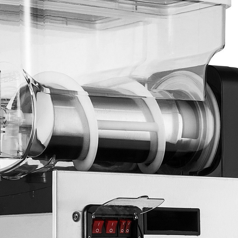 3 Bowls Ice Slush Machine , Frozen Margarita Machine With LED Light Cover