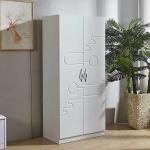 European Style Wooden Clothes Wardrobe Metal Hanger Nickel Plating Treatment