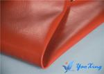 Anti - Aging Silicone Fiberglass Fabric Good Heat Insulation And Soft Surface