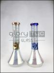 Ice Borosilicate Glass Bongs Drippy Beaker 10 Inch Multicolored Bubbler Smoking