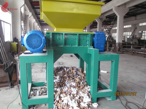 Buy cheap Tire Twin Shaft automatic Plastic Shredding Machine for waste plastics from wholesalers