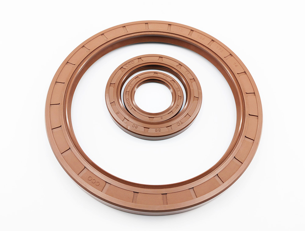 Black Mechanical Seals TC Type Oil Seal Double Lip Oil Sealing