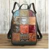 Buy cheap Waterproof Handmade Splicing Mini Small Genuine Leather Backpack Womens from wholesalers