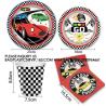 Buy cheap Hot Sale Happy Birthday Party Decoration Disposable Plate Set Racing Car Party Supplies from wholesalers
