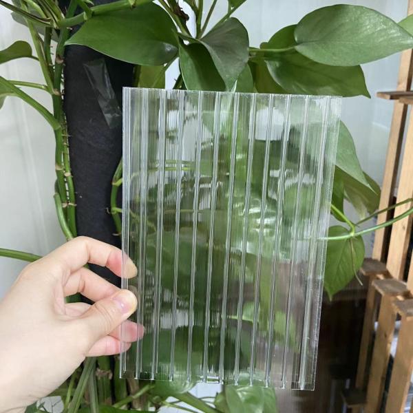 Buy cheap 5mm Clear Twin Wall Polycarbonate Hollow Sheet 100% Virgin With UV Coating from wholesalers