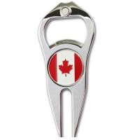 Buy cheap Custom Laser Engraving Logo Metal Bent Fork Golf Repair Divot Tool product