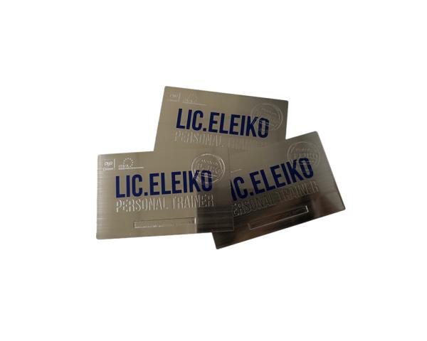 Buy cheap Brush Silver Stainless Steel Business Card Custom Blank Metal Visit Tag from wholesalers