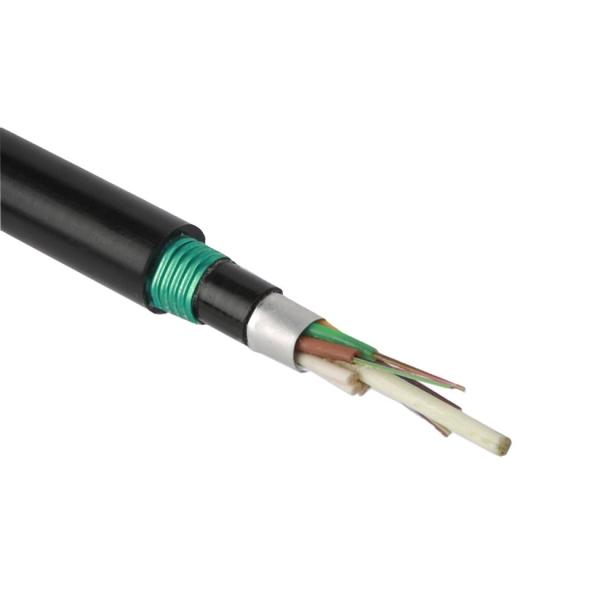 Buy cheap Underground GYTA GYTA53 Fiber Optic Cable 24 48 96 144 Core G652D SM Armored Cable Fiber Optic from wholesalers