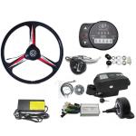 36V 48V Motor Electric Bicycle Kit Oil Brake 20 Inch 26 Inch Integrated Wheel