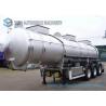 Buy cheap Lifting Axle 6 Tires Oil Tank Trailer Aluminum chemical trailers 22000 Liters from wholesalers
