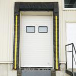 Yellow Stripes Guide Dock Seals Double Weaved Fabric Safety