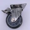 Buy cheap Stainless Steel Fork PU Tread Locking Caster 75mm 100kg Load from wholesalers