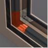 Buy cheap Level 9 Wind Pressure Resistance Horizontal Opening Aluminum Alloy Window for Chinese Bedroom from wholesalers