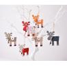 Buy cheap Wooden Christmas Gift Christmas Deer Hanging Decoration from wholesalers
