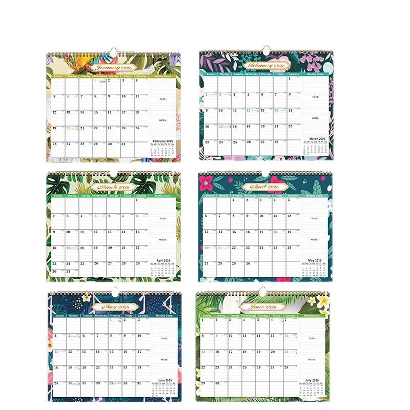 Paper Custom Wall Calendars Customizable for Company's Marketing