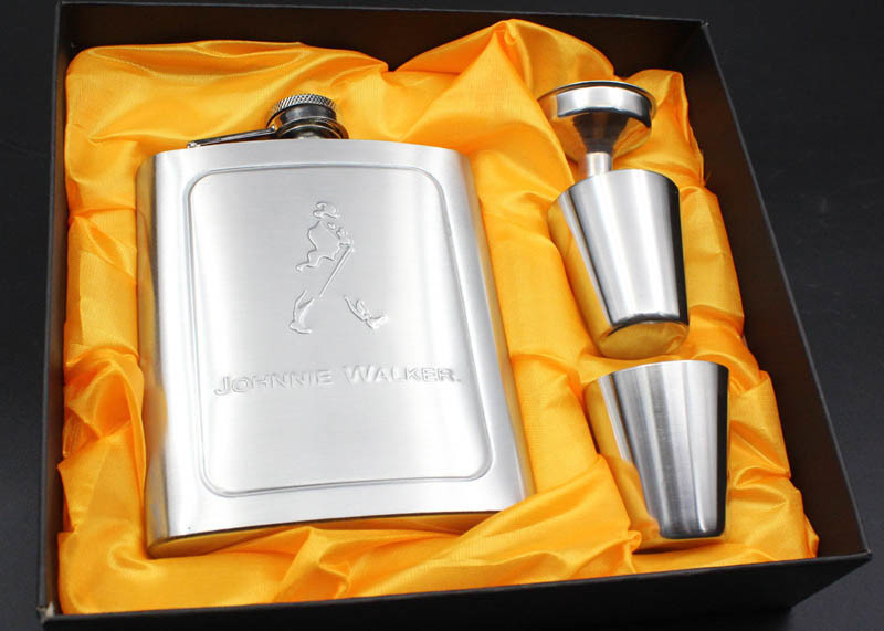 7 Oz Small Wine Pot Pocket Hip Flask High End Set Adult Use Logo Printed