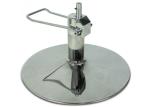 Chrome Steel Barber Chair Accessories Round Hydraulic Base With 1 Year Warranty