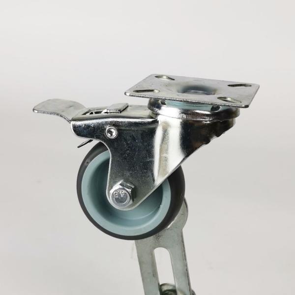 Buy cheap Industrial Light Duty Casters Grey Smooth Wheel Tread Plastic Core Up To 144 Lbs from wholesalers