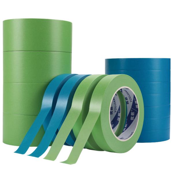 Buy cheap Green 24mm Low Tack Washi Painters Masking Tape For Painting Artists Decorating from wholesalers