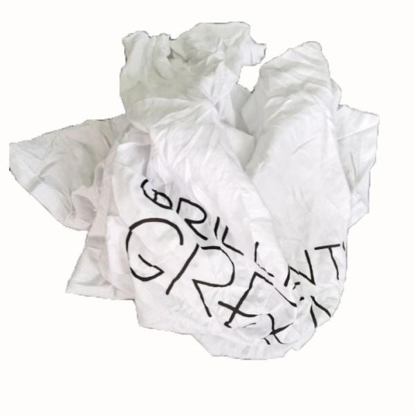 Buy cheap Cotton cloth scraps industrial cleaning rags cotton wiping rags white color t shirt cotton rags from wholesalers