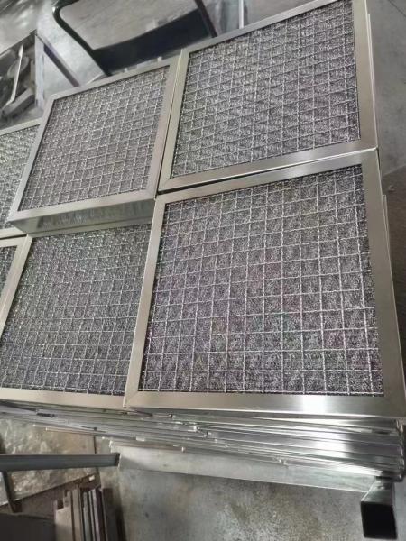 Stainless Steel Oil Mist Filter Knitted Wire Mesh Industrial-Grade Air