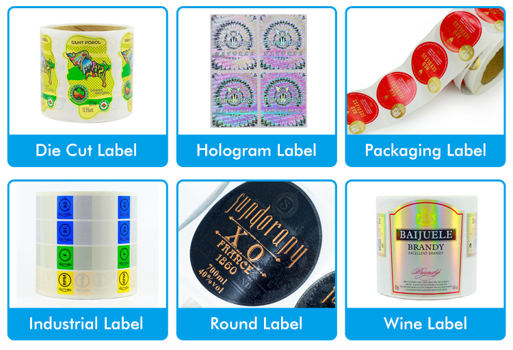Biodegradable Die Cut Sticker Labels
