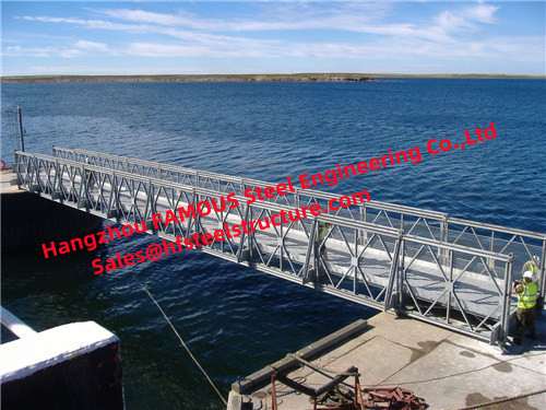 Prefabricated Delta Modular Bridge System Standardised Interchangeable Steel Components Support