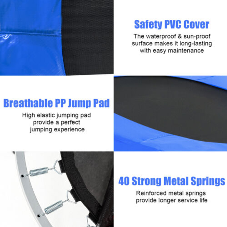 Indoor Outdoor Foldable Collapsible Trampoline for Kids 4 FT or OEM Height Adjustable
