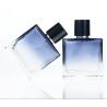 Buy cheap Refillable Blue Square Luxury Glass Perfume Bottle 50ml 30ml from wholesalers