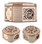 Gift 23.5cm Mechanical Wooden Block Puzzle Toys Small Wooden Jewelry Box