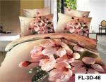 3D Reactive Printed Sheet Set 200TC Bedsheet
