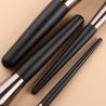 Buy cheap 4pcs Facial Makeup Brush Black Handle Soft Synthetic Hair Vegan Blending from wholesalers