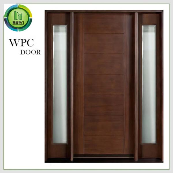 Buy cheap Composite Dual Glass WPC Sliding Door Residential PVC laminted Surface Finishing from wholesalers