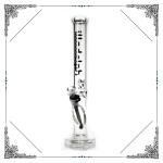 7MM Thick Glass Bong 17 Inches Tall Straight Tube Glass Smoking Pipes