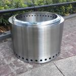 18 Inch Stainless Steel Outdoor Smokeless Stove 13 Inch Backyard Fire Pit