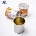 Wear Resistant Protein Powder Tin Can Pop Top Circular Tin Containers