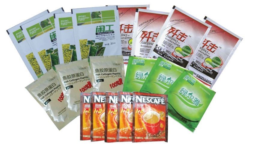 Automatic 20g 50g 100g Vertical Pouch Packing Machine High Accuracy PLC System