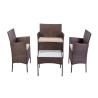 Buy cheap Moisture Resistant 4 Piece Garden Rattan Set No Cracking EN581 Certificated from wholesalers