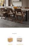 French Cream Bedroom Chandelier Japanese Style Living Room Dining Room Fabric