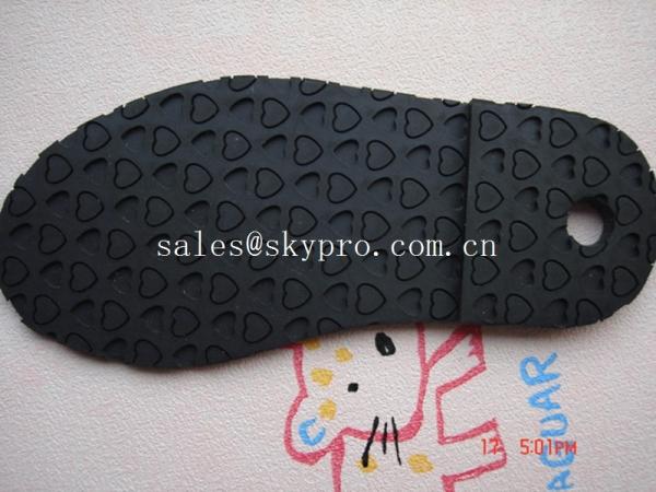 Buy cheap Wear resistant TPR rubber boot sole / shoe outsole sheet , heart pattern from wholesalers