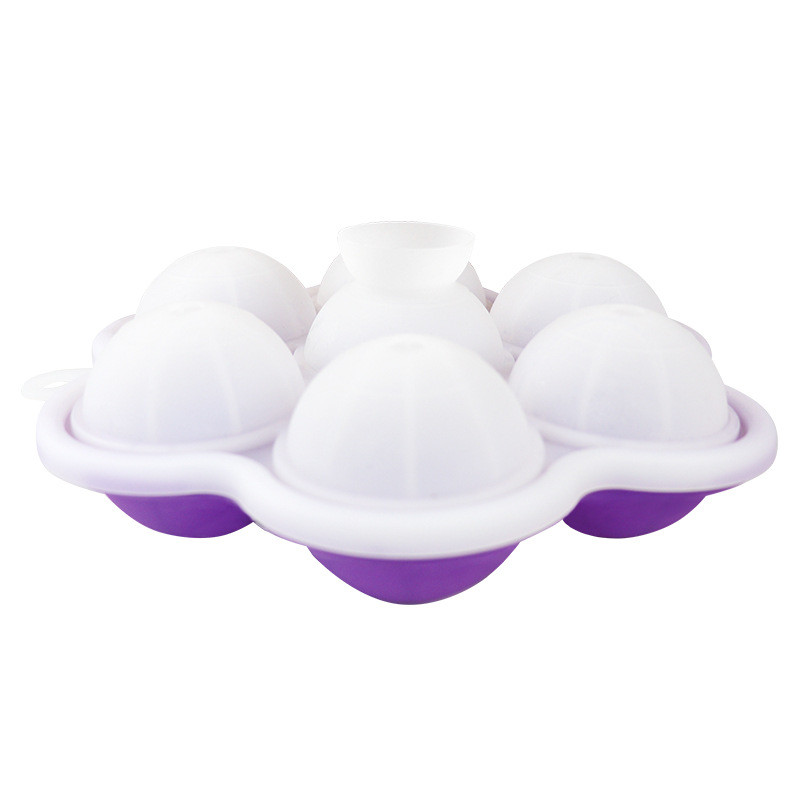 Ice Ball Maker, TINANA Reusable 2.5 Inch Ice Cube Trays, Easy Release Silicone Round Ice Sphere Tray With Lids & Funnel For Whiskey, Cocktails &