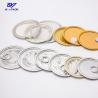 Buy cheap Easy Open Dog Can Food Lids Metal Or Aluminum Lids For Tins Silver Gold from wholesalers