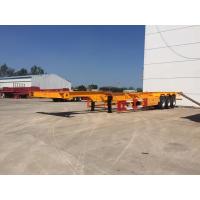 Buy cheap Tri Axles 40ft Yellow Color Skeleton Semi Trailer For Container product