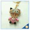 Buy cheap Three Color Custom Rhinestone Metal Fashion Cute Key Chains For Girl Friend's Birthday Gift from wholesalers